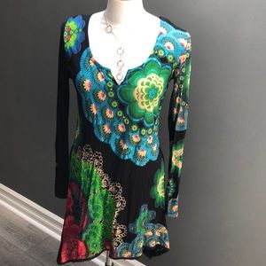 Desigual size medium long sleeve dress